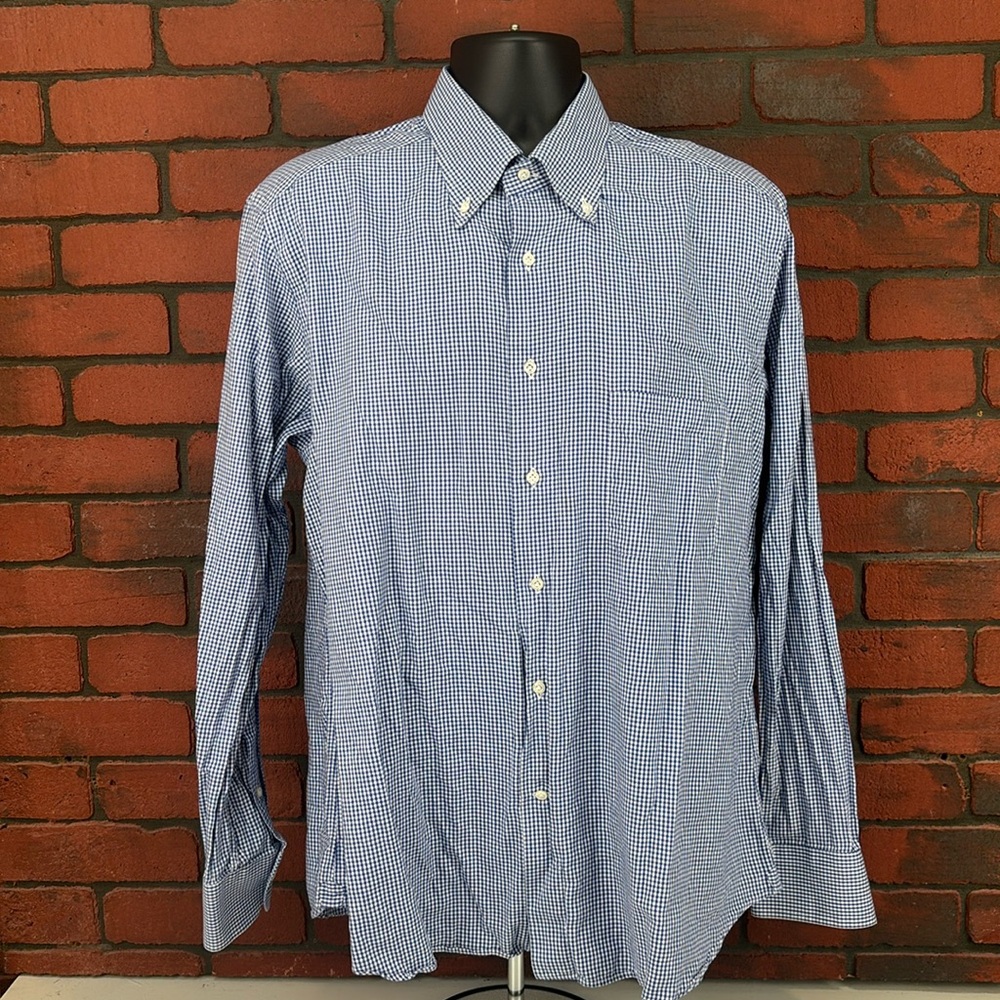 Davide Cenci Mens XL Checkered Dress Shirt – Business,‎ Classic